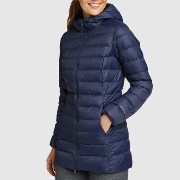Eddie Bauer Jackets & Blazers - Eddie Bauer Women’s CirrusLite Down Puffer Parka Size XXL Navy Blue